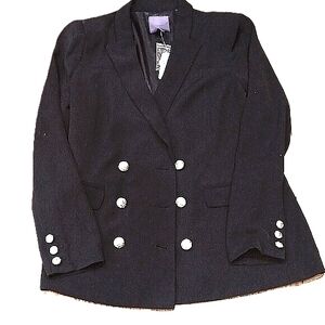 FOREVER 21. Black Career Blazer. L